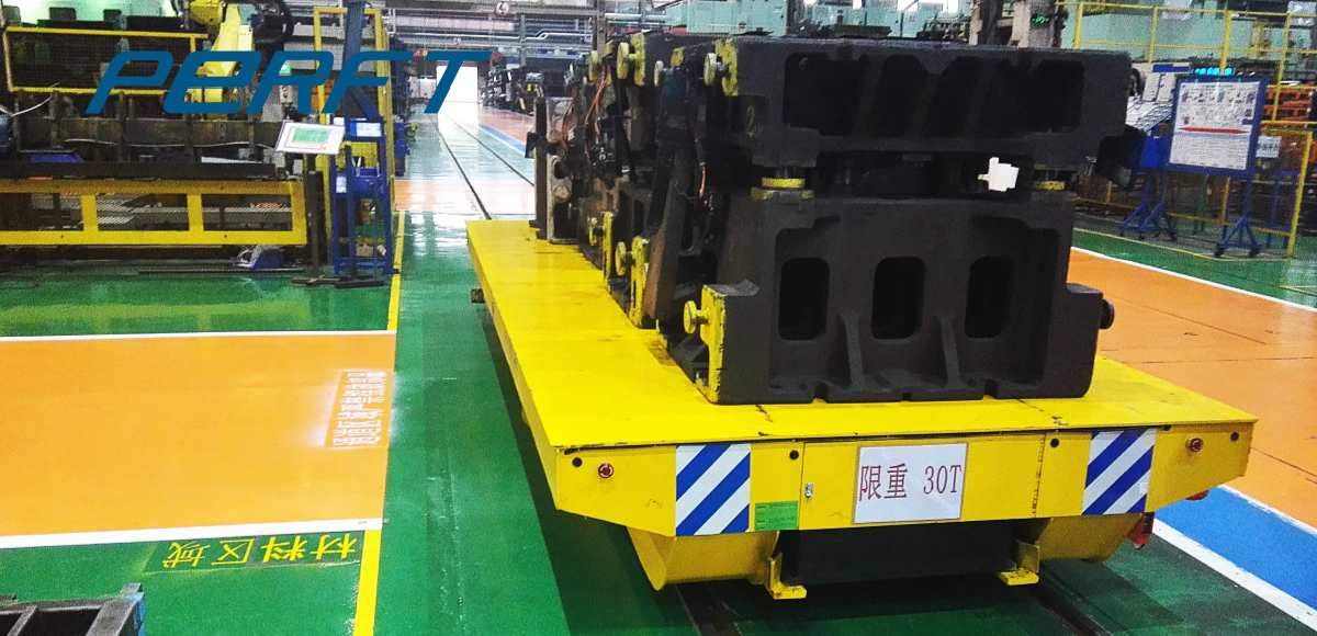 30T Battery Operated Rail Transfer Cart